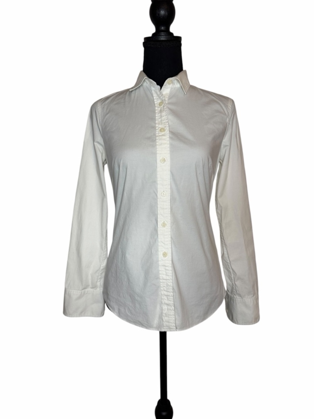 J Crew Factory Women's White Button-Up Shirt XS